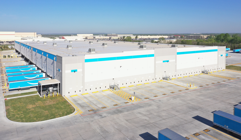 Hi-Tech Commercial and Industrial Roofing in Tulsa, OK - Project - Amazon Warehouse